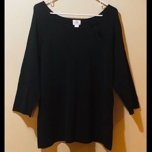 Apt 9 Women’s Black Top w/ Bow